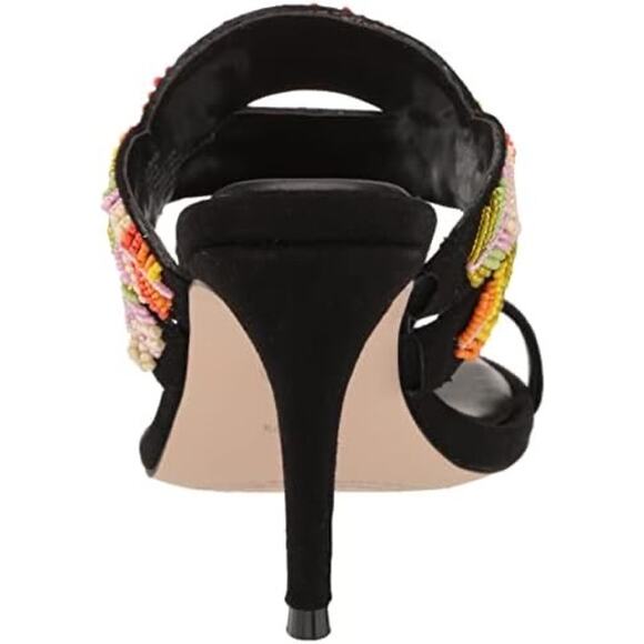 Jessica Simpson Women's Rixei Braided Embellished Heeled Sandal, Black, 10M - Picture 6 of 6